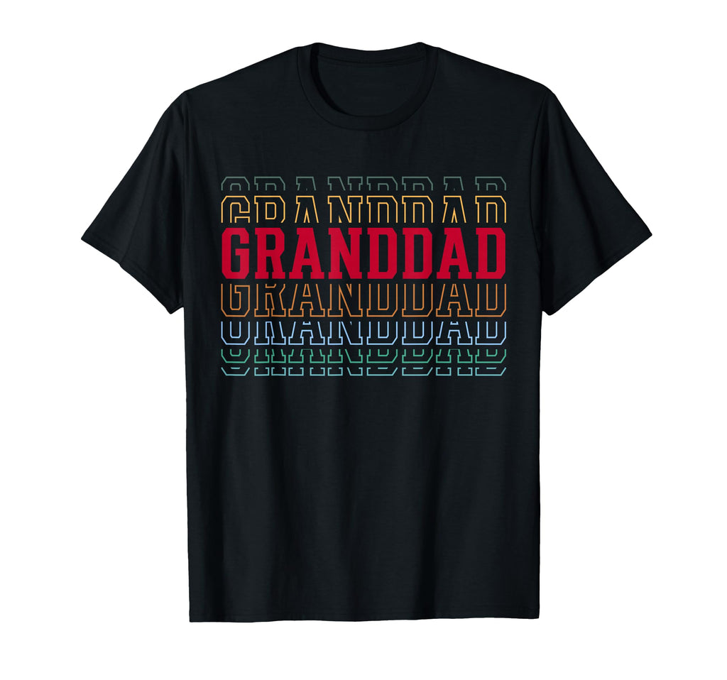 Granddad Funny Athletic Lettering T-Shirt - Trendy Graphic for Adults - T-Shirt, Sweatshirt, Hoodie