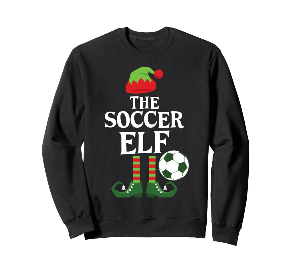 Soccer Elf Family Group Matching Sweatshirt - Fun Novelty Design Men Women - T-Shirt, Sweatshirt, Hoodie