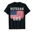 Veteran Dad Patriotic American Flag T-Shirt - Unique Graphic Unisex - T-Shirt, Sweatshirt, Hoodie