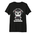 Just Who Loves Cats Gaming Cat Dad T-Shirt - Novelty Apparel for Adults - T-Shirt, Sweatshirt, Hoodie