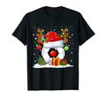 Funny Soccer Reindeer Santa Hat Tree T-Shirt - Casual Everyday Wear Unisex - T-Shirt, Sweatshirt, Hoodie