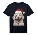 Goldendoodle Santa Claus Hat Party T-Shirt - Novelty Apparel Men Women - T-Shirt, Sweatshirt, Hoodie