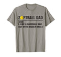 Mens Softball Like Baseball But Bigger T-Shirt - Unique Graphic for Adults - T-Shirt, Sweatshirt, Hoodie