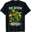 Bruh St Patricks Day Six Seven Kids Boys Men Women 67 - Adult & Kids T-Shirts, Sweatshirts & Hoodies apparel design preview 1