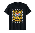 Nba Oklahoma City Thunder Checkerboard T-Shirt - Trendy Graphic Men Women - T-Shirt, Sweatshirt, Hoodie
