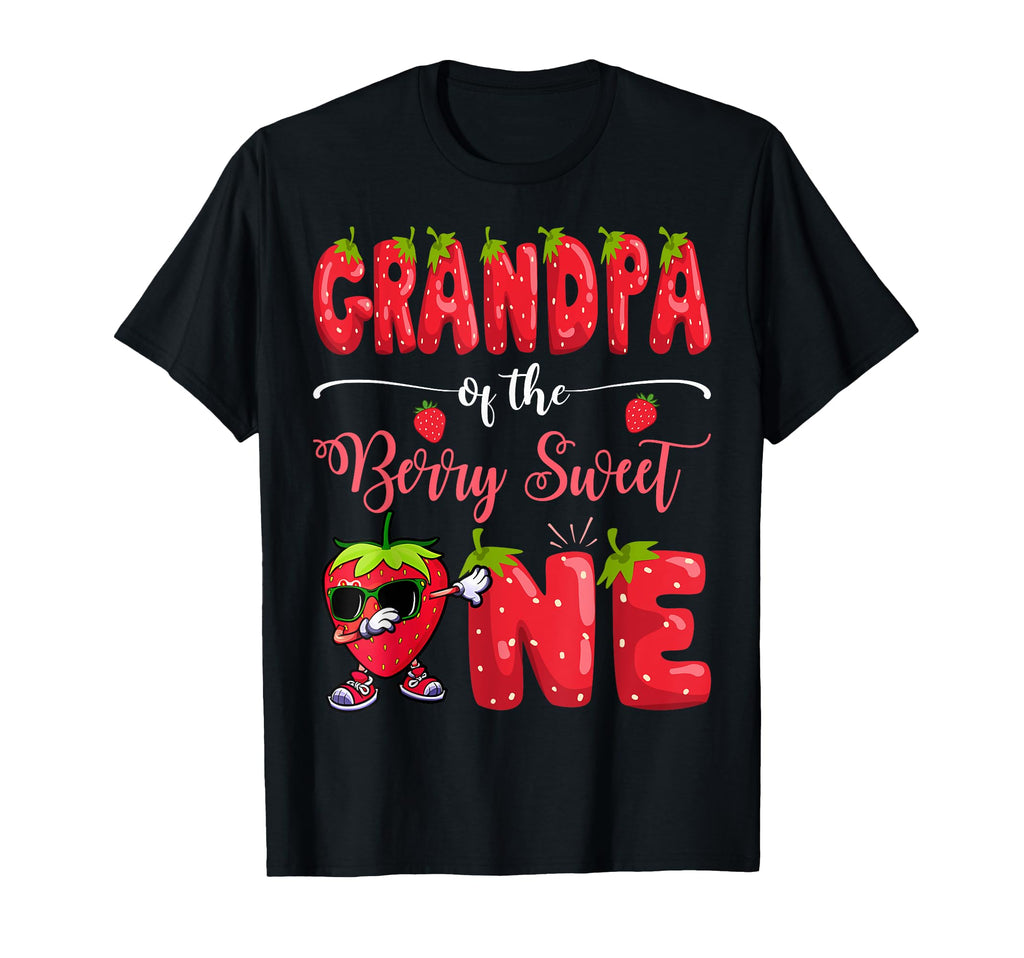 Grandpa Berry Sweet One Strawberry T-Shirt - Minimalist Print Men Women - T-Shirt, Sweatshirt, Hoodie