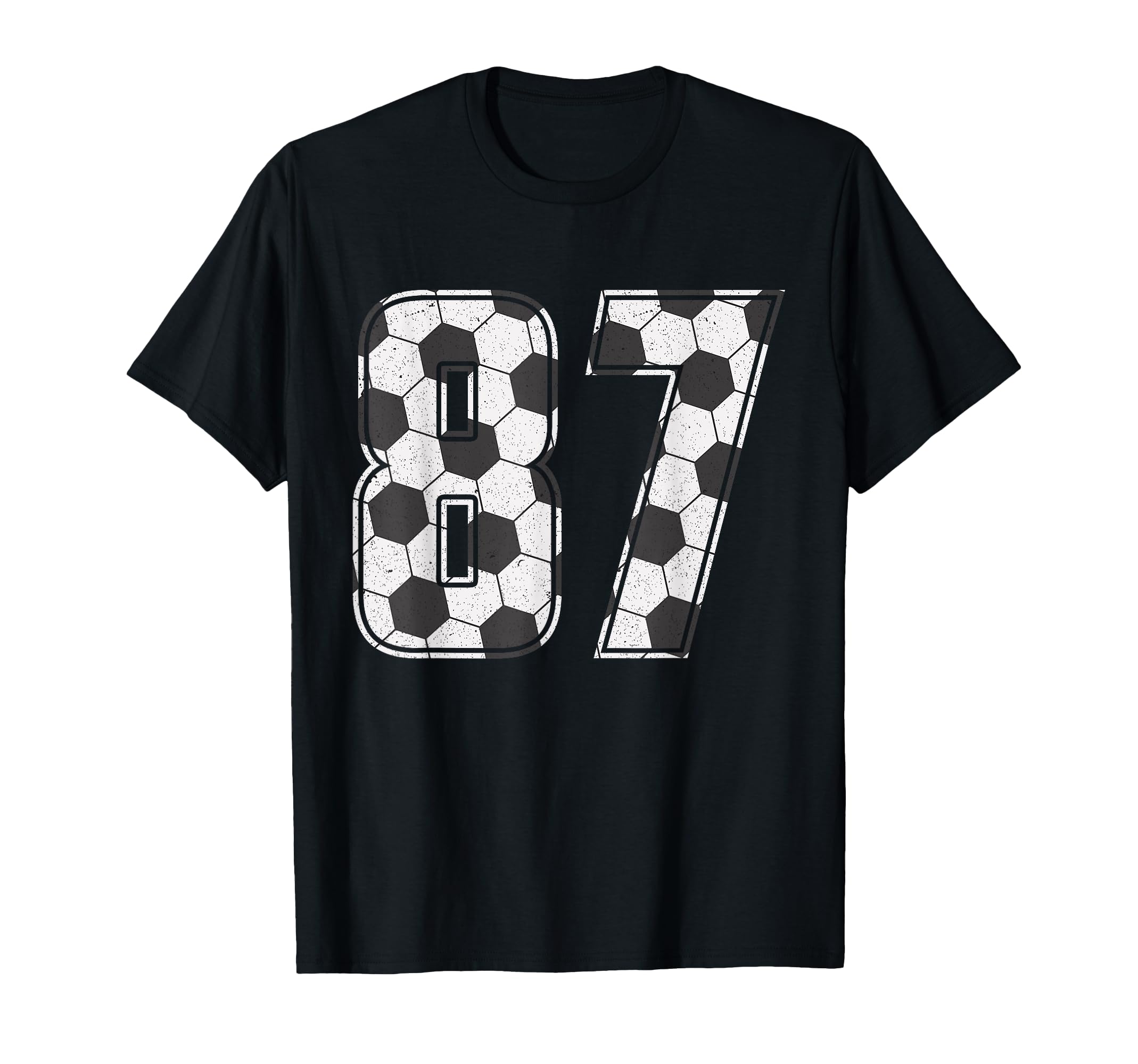 Soccer Player Number 87 Eighty Seven T-Shirt - Novelty Apparel Men Women - T-Shirt, Sweatshirt, Hoodie