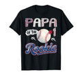Papa Rookie Baseball 1St Birthday Party T-Shirt - Aesthetic Graphic Unisex - T-Shirt, Sweatshirt, Hoodie
