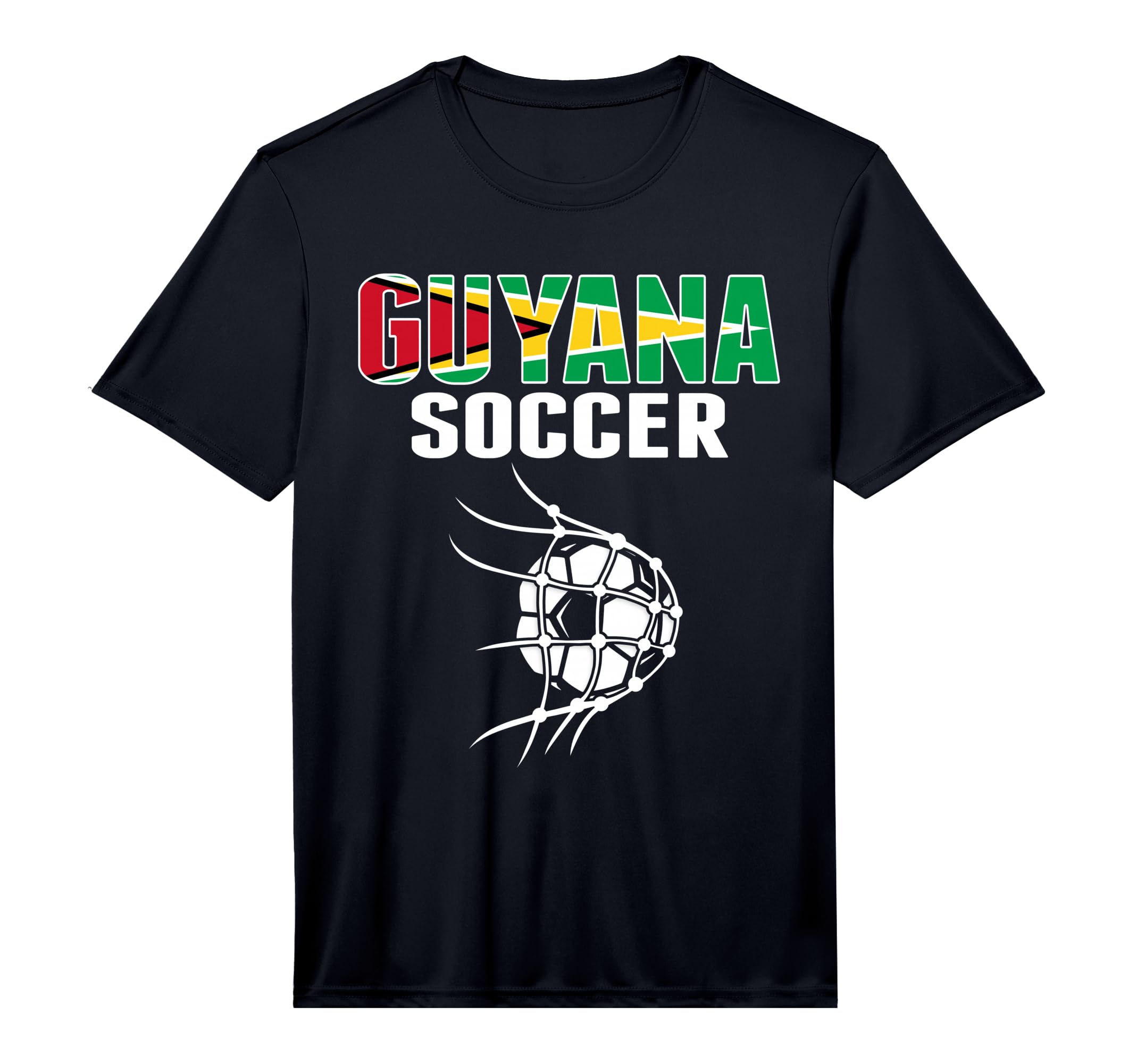 Guyana Soccer Fans Jersey Support T-Shirt - Novelty Apparel Men Women - T-Shirt, Sweatshirt, Hoodie