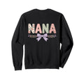 Nana Floral Letters Bow Flowers Love Sweatshirt - Streetwear Style Unisex - T-Shirt, Sweatshirt, Hoodie
