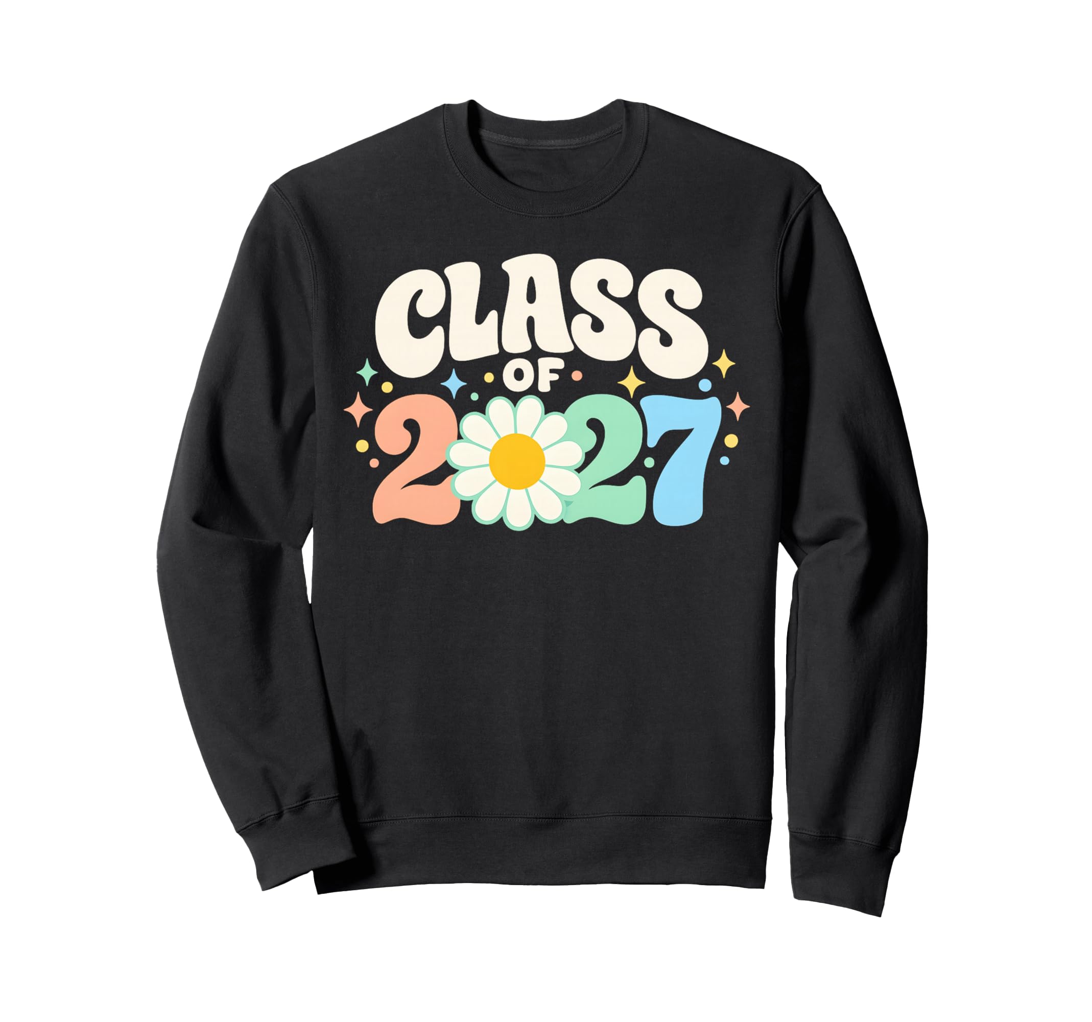 Class 2027 Graduate Flowers Sweatshirt - Custom Art Print for Adults - T-Shirt, Sweatshirt, Hoodie