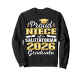 Proud Niece 2026 Salutatorian Sweatshirt - Fun Novelty Design Men Women - T-Shirt, Sweatshirt, Hoodie