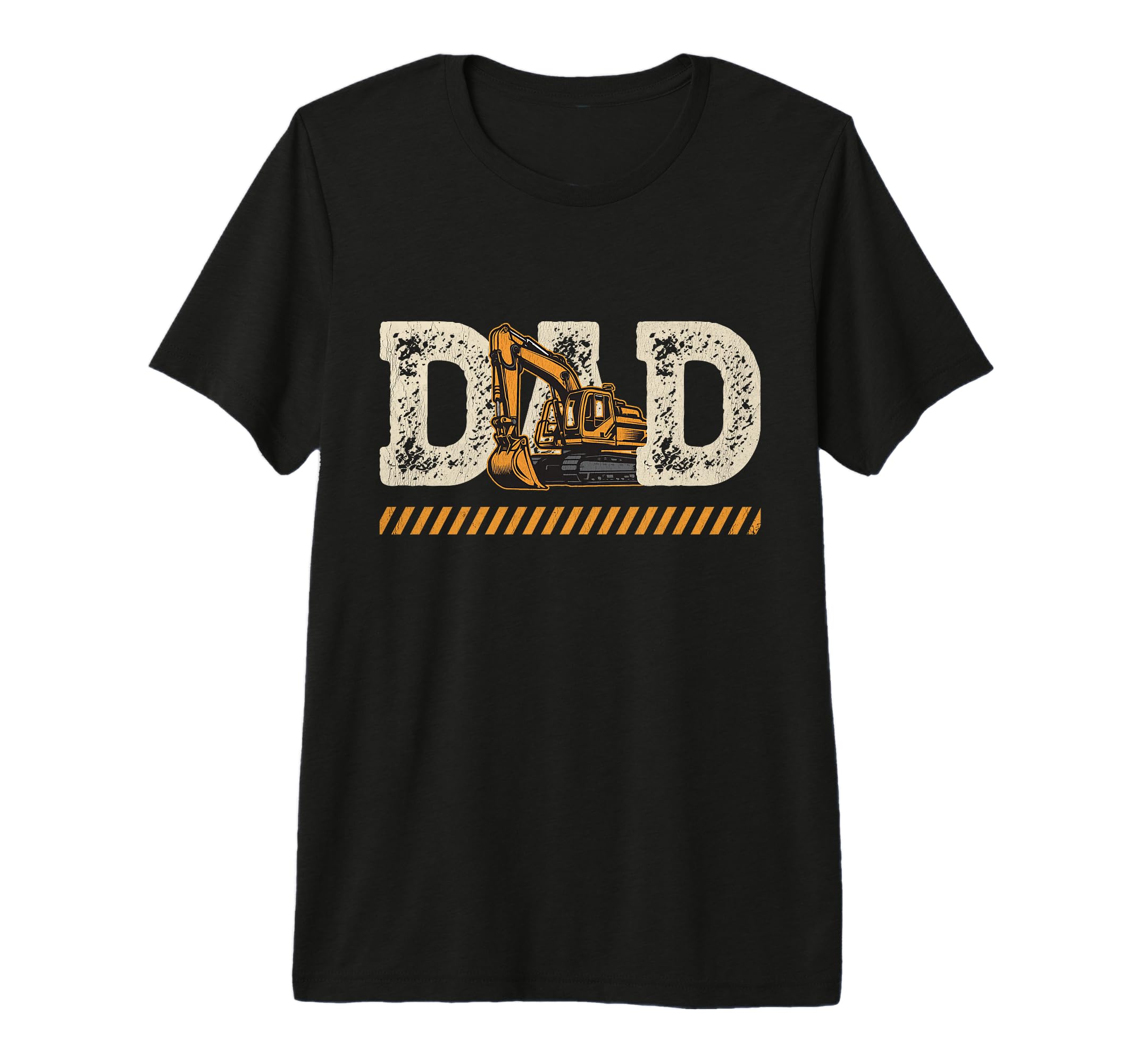 Excavator Dad Fathers Day T-Shirt - Custom Art Print Men Women - T-Shirt, Sweatshirt, Hoodie