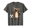 Smilealottees Lemur Playing Soccer T-Shirt - Aesthetic Graphic for Adults - T-Shirt, Sweatshirt, Hoodie