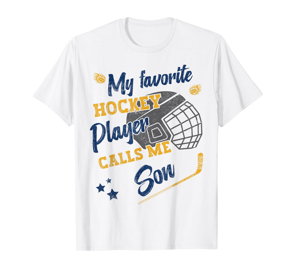 My Favorite Hockey Player Calls Me T-Shirt - Aesthetic Graphic Men Women - T-Shirt, Sweatshirt, Hoodie