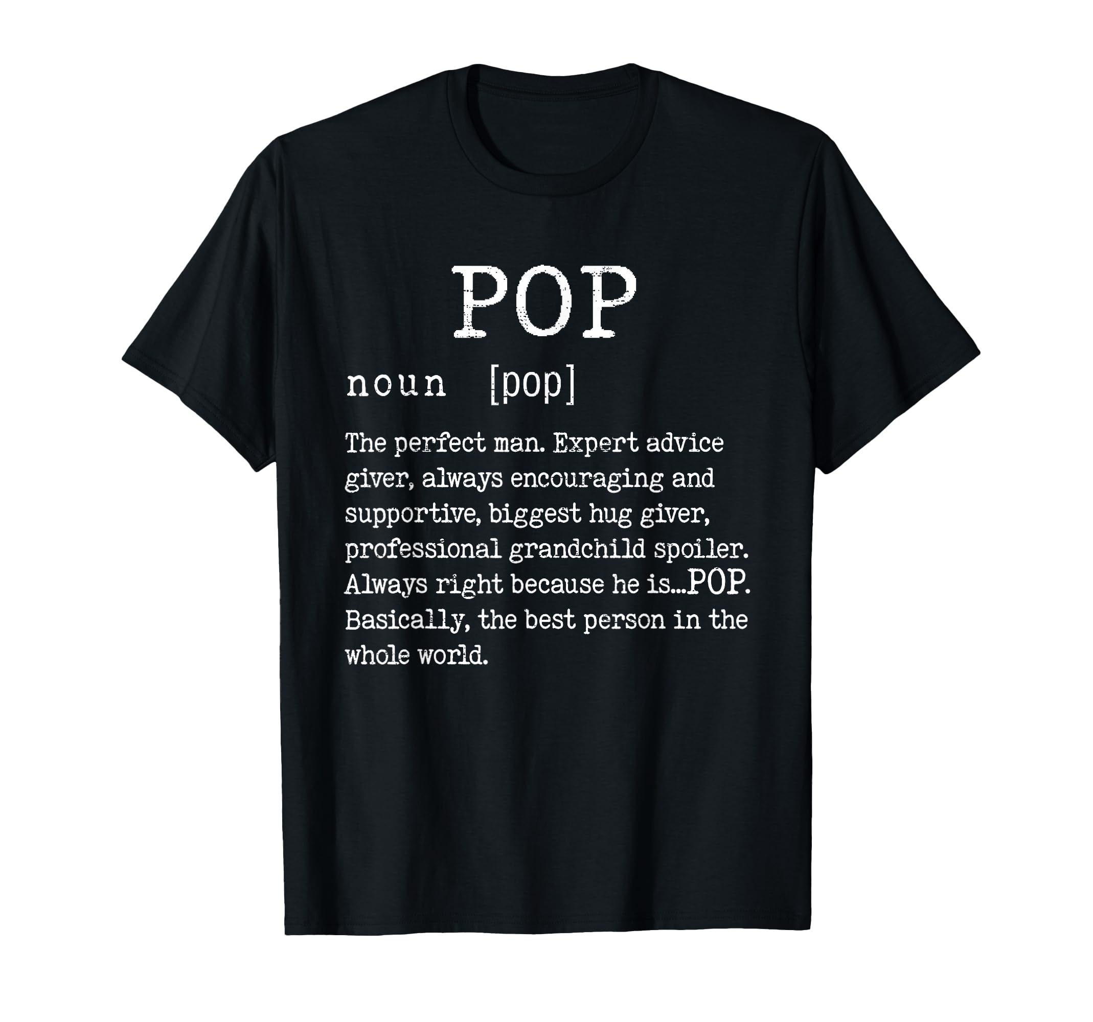 Pop Definition Fathers Day Funny T-Shirt - Custom Art Print for Adults - T-Shirt, Sweatshirt, Hoodie