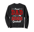 Proud Dad 2025 Graduate Senior Sweatshirt - Aesthetic Graphic for Adults - T-Shirt, Sweatshirt, Hoodie