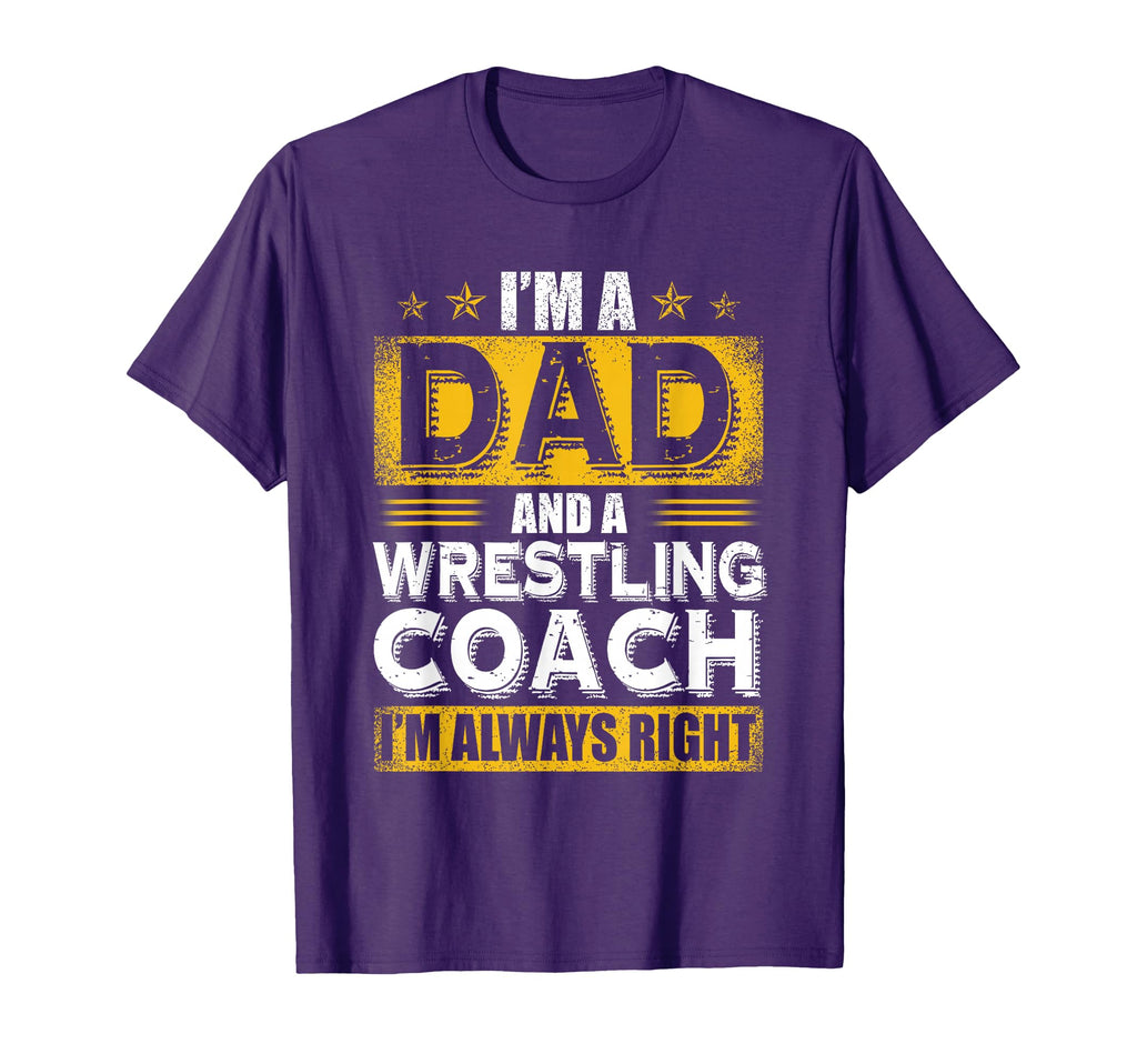 Dad Wrestling Coach Funny Coaches T-Shirt - Aesthetic Graphic Men Women - T-Shirt, Sweatshirt, Hoodie