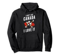 Canada Soccer Supporters Fun Flag Hoodie - Graphic Print Unisex - T-Shirt, Sweatshirt, Hoodie