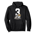 3 Soccer Birthday Gift Soccer Fan Sports Hoodie - Graphic Print for Adults - T-Shirt, Sweatshirt, Hoodie