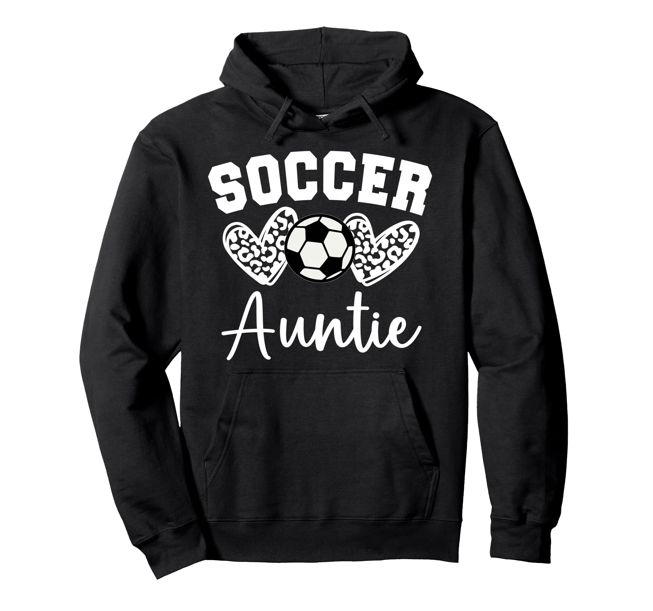 Soccer Auntie Matching Family Soccer Hoodie - Minimalist Print Unisex - T-Shirt, Sweatshirt, Hoodie