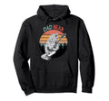 Funny Dad Bear Dad Guitar Fathers Hoodie - Fun Novelty Design Men Women - T-Shirt, Sweatshirt, Hoodie