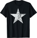Vintage White Retro Star for Men Women, Boys Girls - Adult & Kids T-Shirts, Sweatshirts & Hoodies apparel design preview 1
