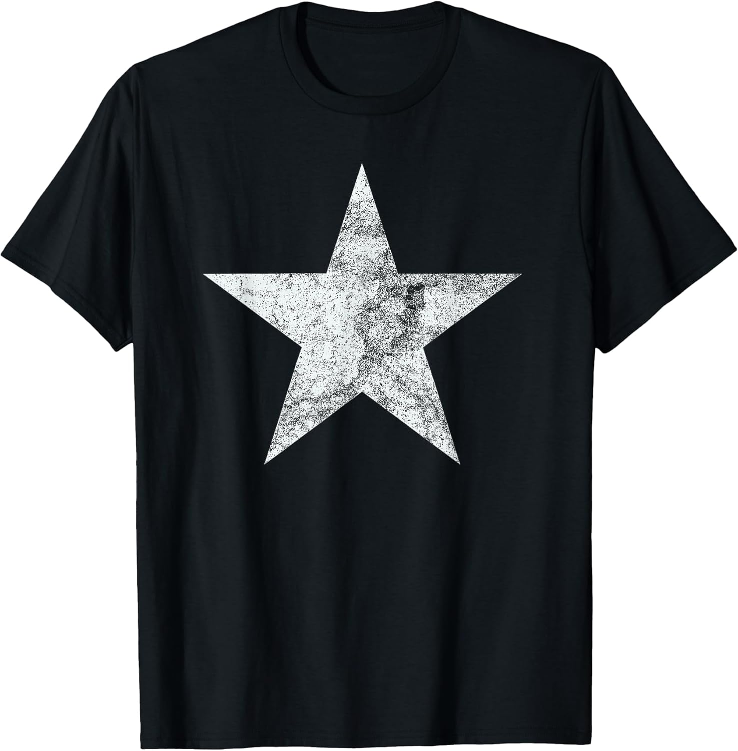 Vintage White Retro Star for Men Women, Boys Girls - Adult & Kids T-Shirts, Sweatshirts & Hoodies apparel design preview 1