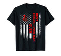 Usa American Flag Best French Horn Dad Ever T-Shirt - Graphic Print Unisex - T-Shirt, Sweatshirt, Hoodie