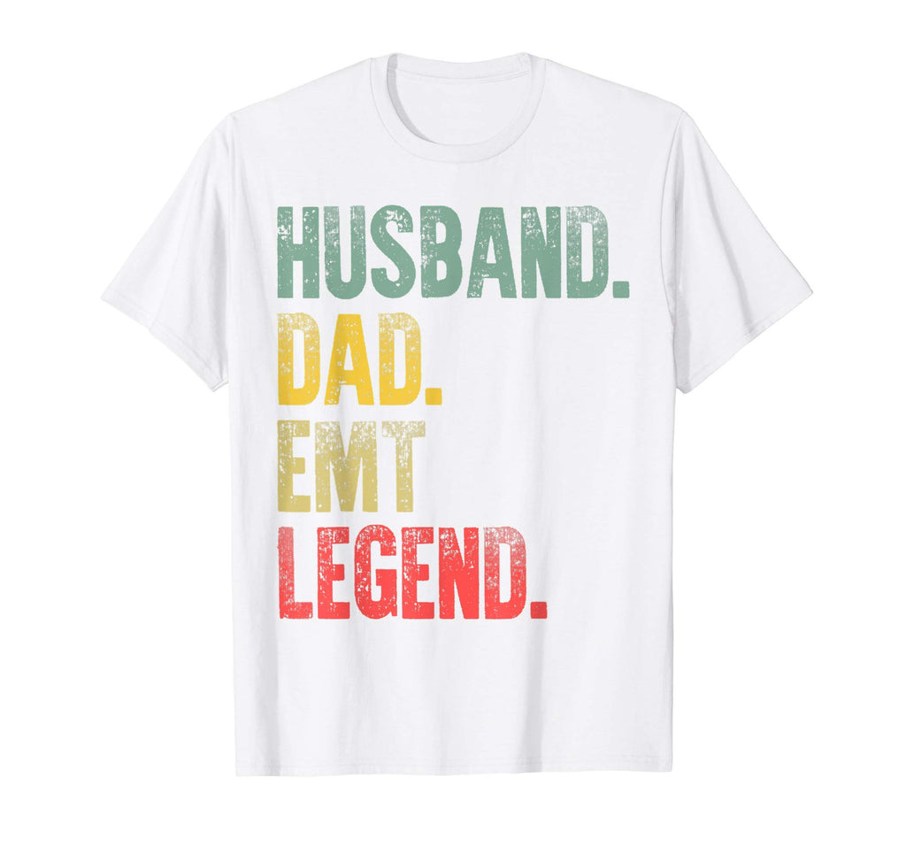 Mens Funny Husband Dad Emt Legend Gift T-Shirt - Novelty Apparel for Adults - T-Shirt, Sweatshirt, Hoodie