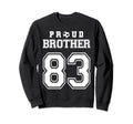 Number 83 Custom Proud Soccer Sweatshirt - Streetwear Style for Adults - T-Shirt, Sweatshirt, Hoodie