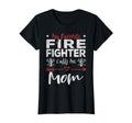 My Favorite Firefighter Calls Me Mom T-Shirt - Minimalist Print Unisex - T-Shirt, Sweatshirt, Hoodie