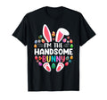 Im Handsome Bunny Funny Easter Day T-Shirt - Custom Art Print Men Women - T-Shirt, Sweatshirt, Hoodie