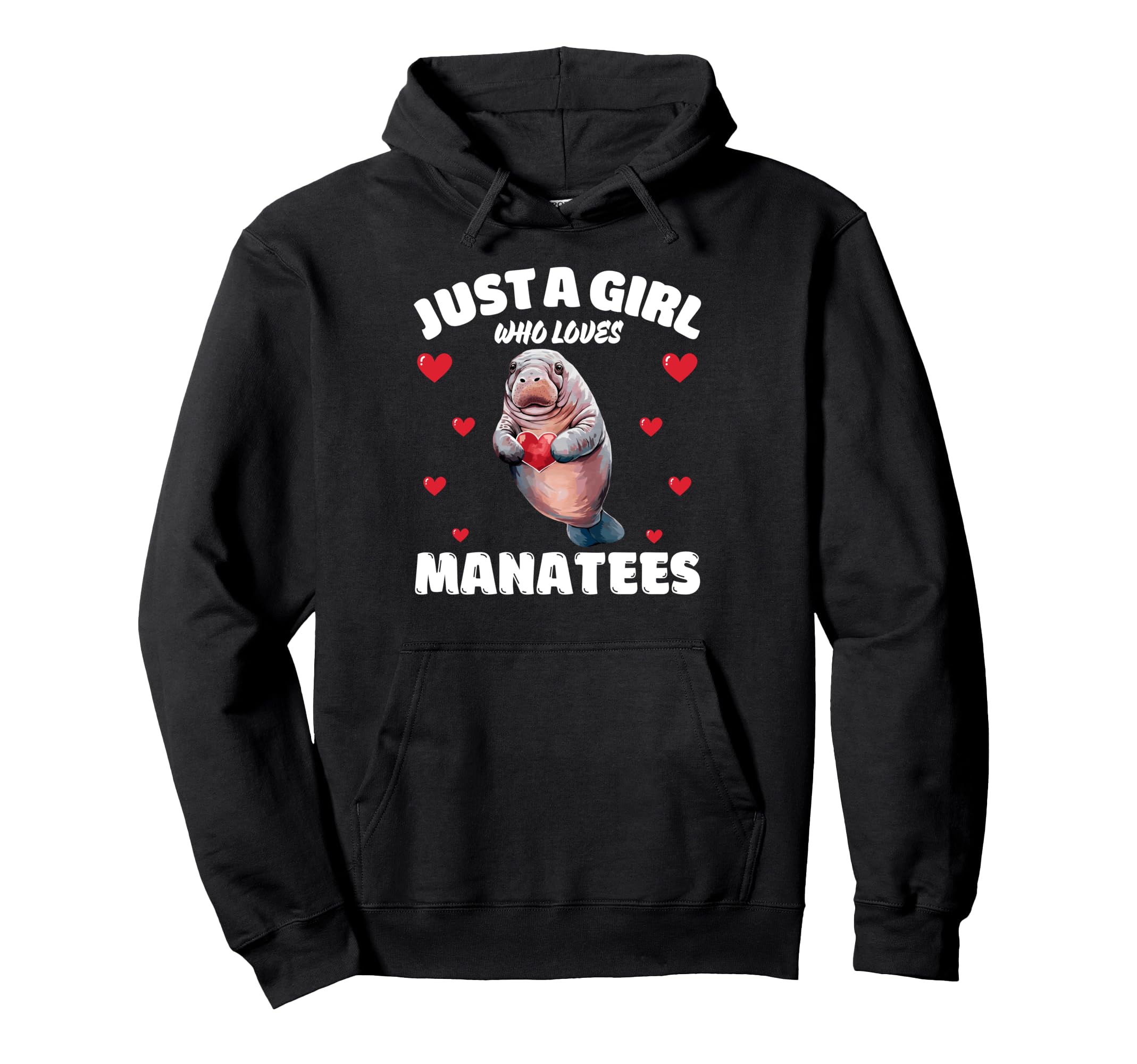 Just Who Loves Manatees Manatee Lovers Hoodie - Aesthetic Graphic Men Women - T-Shirt, Sweatshirt, Hoodie