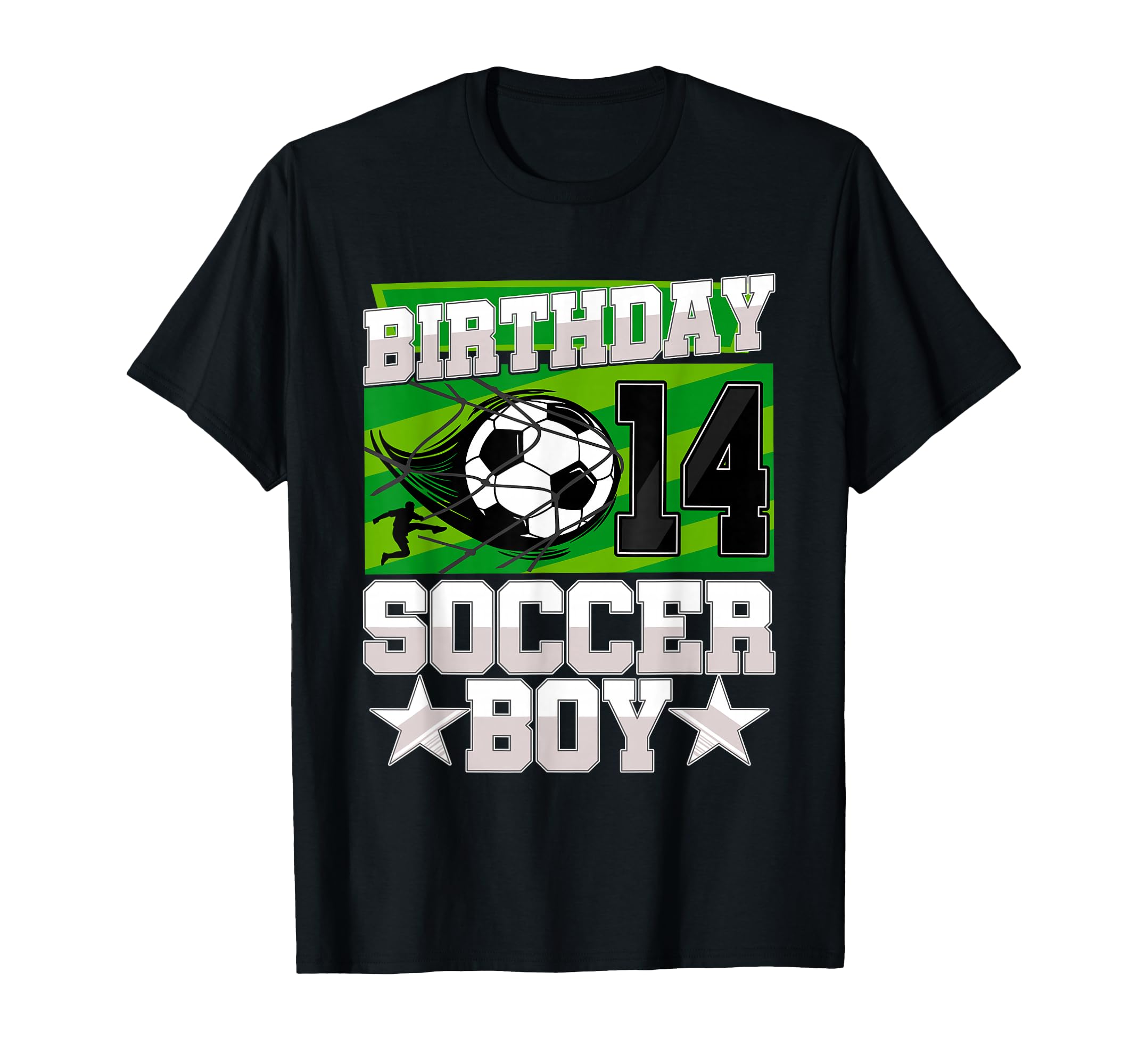 Soccer Birthday Party 14Th Birthday T-Shirt - Minimalist Print Men Women - T-Shirt, Sweatshirt, Hoodie