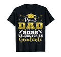 Proud Dad 2026 Valedictorian T-Shirt - Minimalist Print for Adults - T-Shirt, Sweatshirt, Hoodie