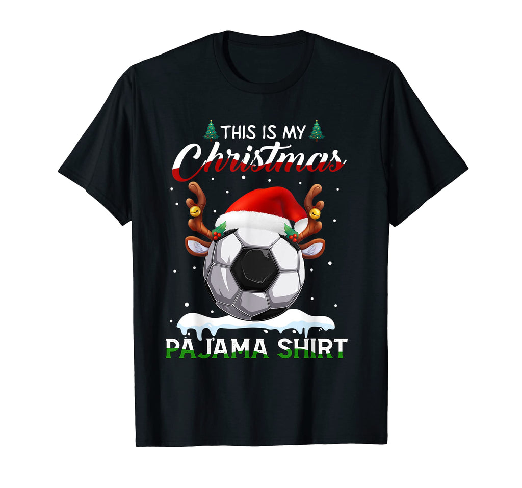 This Is My Pajama Santa Soccer Fans T-Shirt - Custom Art Print Unisex - T-Shirt, Sweatshirt, Hoodie