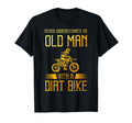 Dirt Bike Art Grandpa Dad Dirtbike Dirt T-Shirt - Minimalist Print Unisex - T-Shirt, Sweatshirt, Hoodie