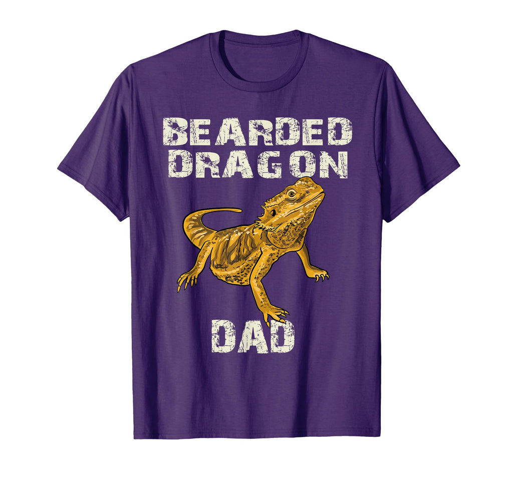 Bearded Dragon Dad Lover Gift Owner T-Shirt - Custom Art Print for Adults - T-Shirt, Sweatshirt, Hoodie