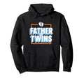 Father Twins Dad Pride Twin Dad Hoodie - Graphic Print Unisex - T-Shirt, Sweatshirt, Hoodie