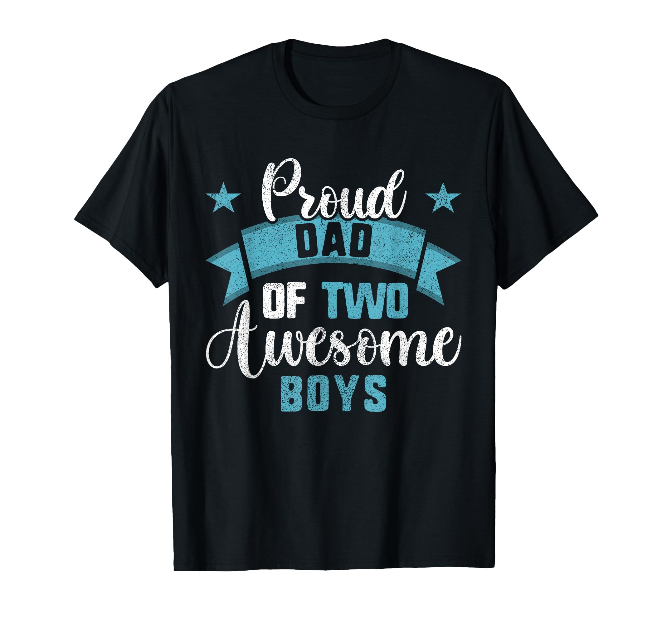Dad Proud Dad 2 Awesome T-Shirt - Minimalist Print Unisex - T-Shirt, Sweatshirt, Hoodie