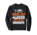 Proud Bonus Dad 2025 2Nd Grade Graduate Sweatshirt - Trendy Graphic Unisex - T-Shirt, Sweatshirt, Hoodie