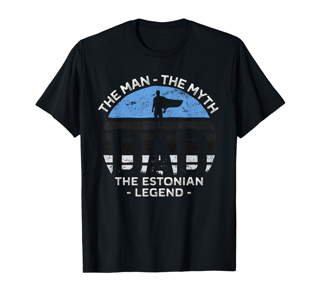 Dad Myth Estonian Legend Estonia T-Shirt - Minimalist Print Unisex - T-Shirt, Sweatshirt, Hoodie
