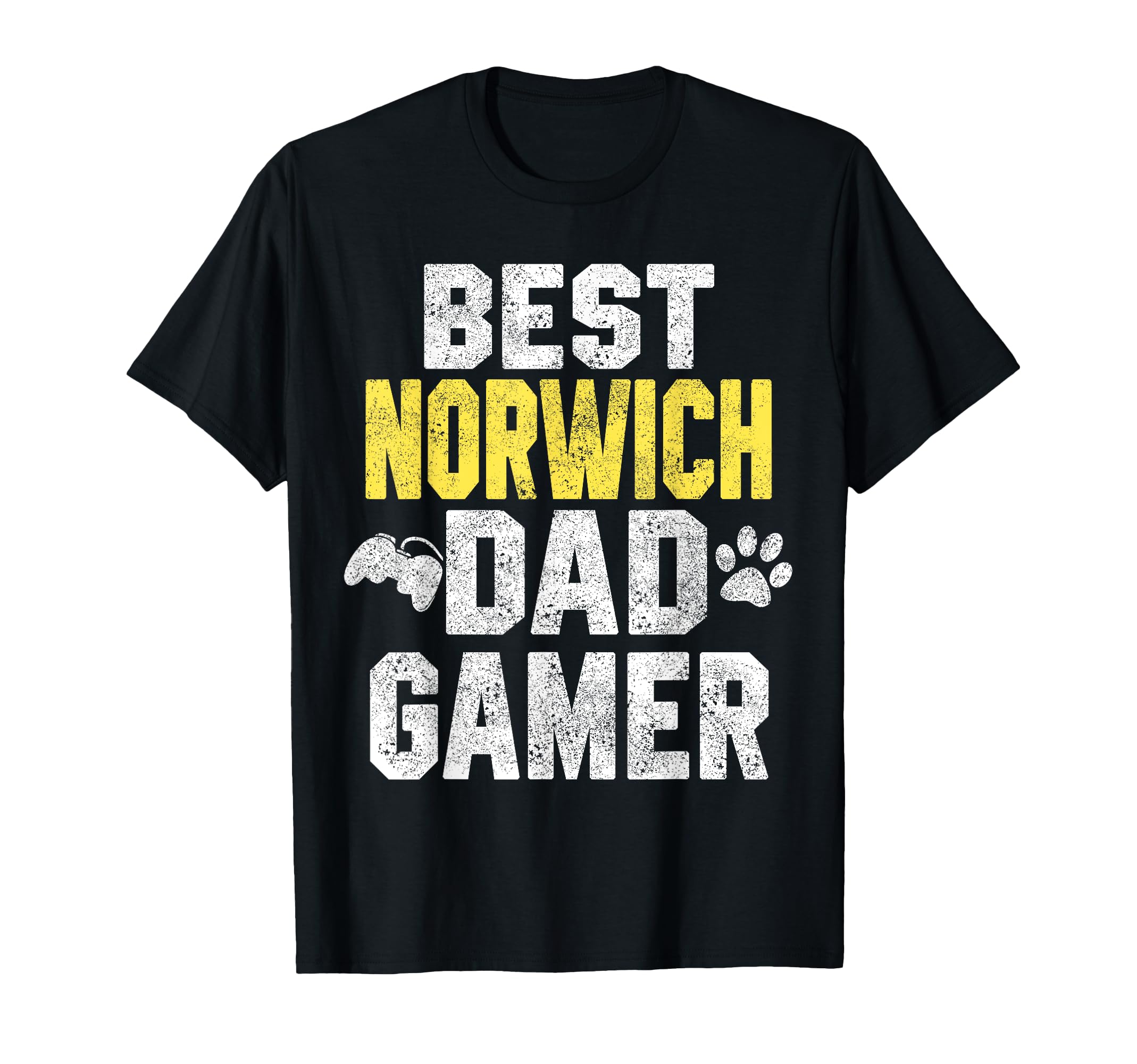 Best Norwich Dad Gamer Funny Dog T-Shirt - Aesthetic Graphic Men Women - T-Shirt, Sweatshirt, Hoodie