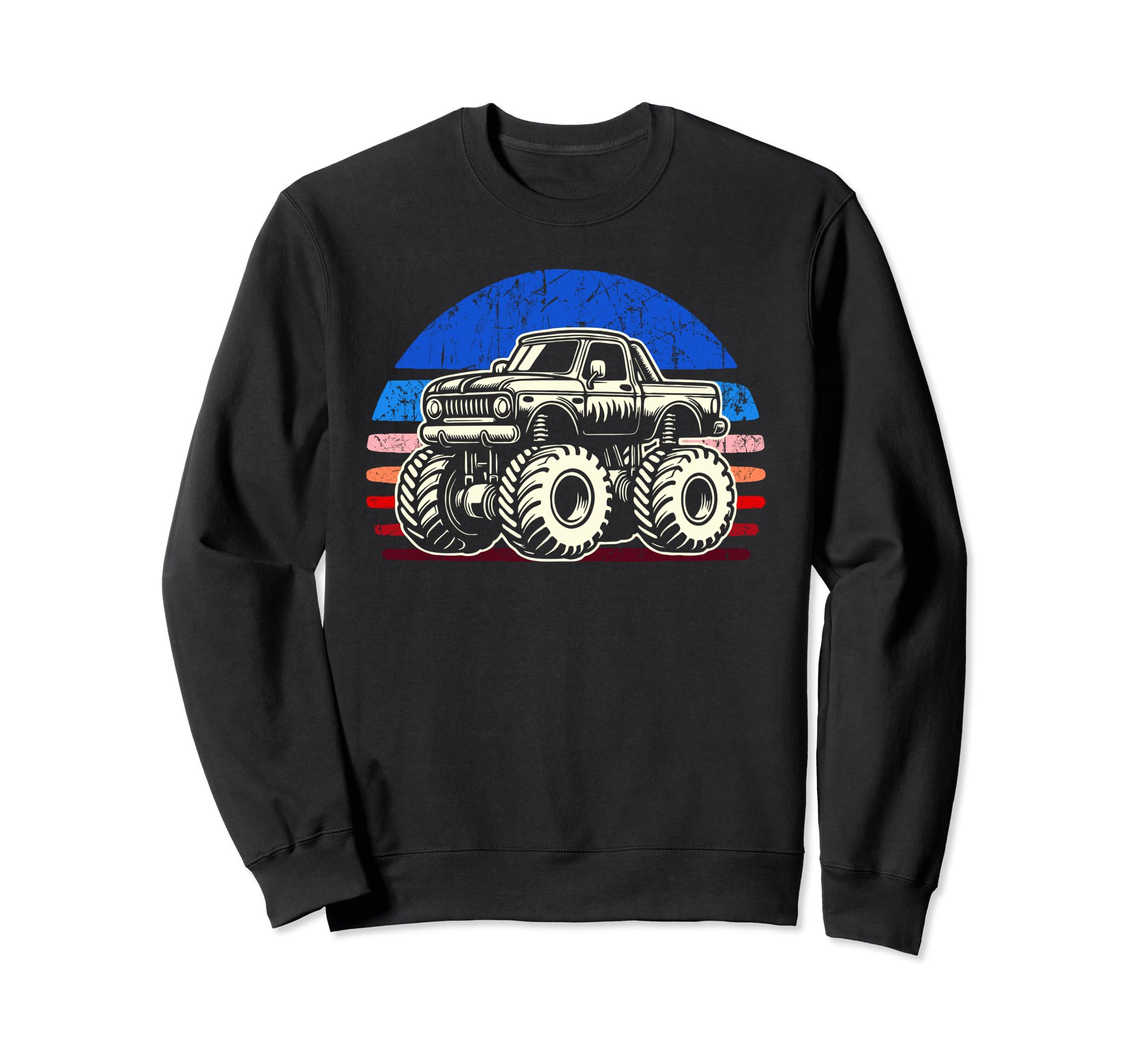 Monster Truck Dad Fathers Day Sweatshirt - Casual Everyday Wear for Adults - T-Shirt, Sweatshirt, Hoodie