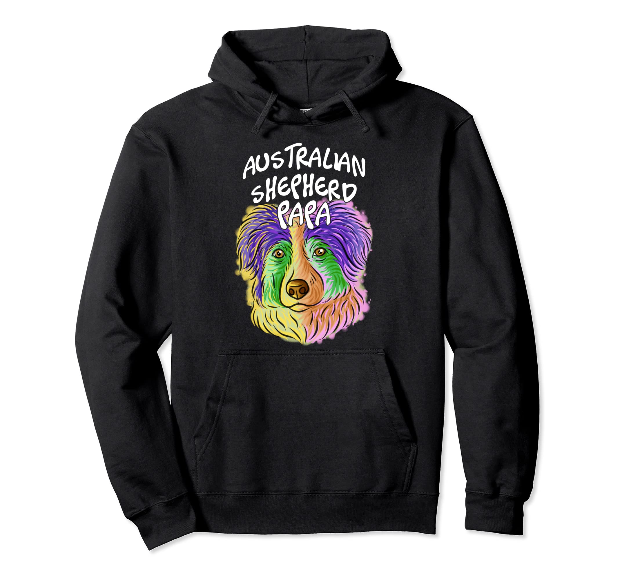 Colorful Pop Art Portrait Australian Hoodie - Graphic Print for Adults - T-Shirt, Sweatshirt, Hoodie