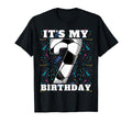 Happy Birthday Soccer Squad 7Th Birthday T-Shirt - Graphic Print Unisex - T-Shirt, Sweatshirt, Hoodie