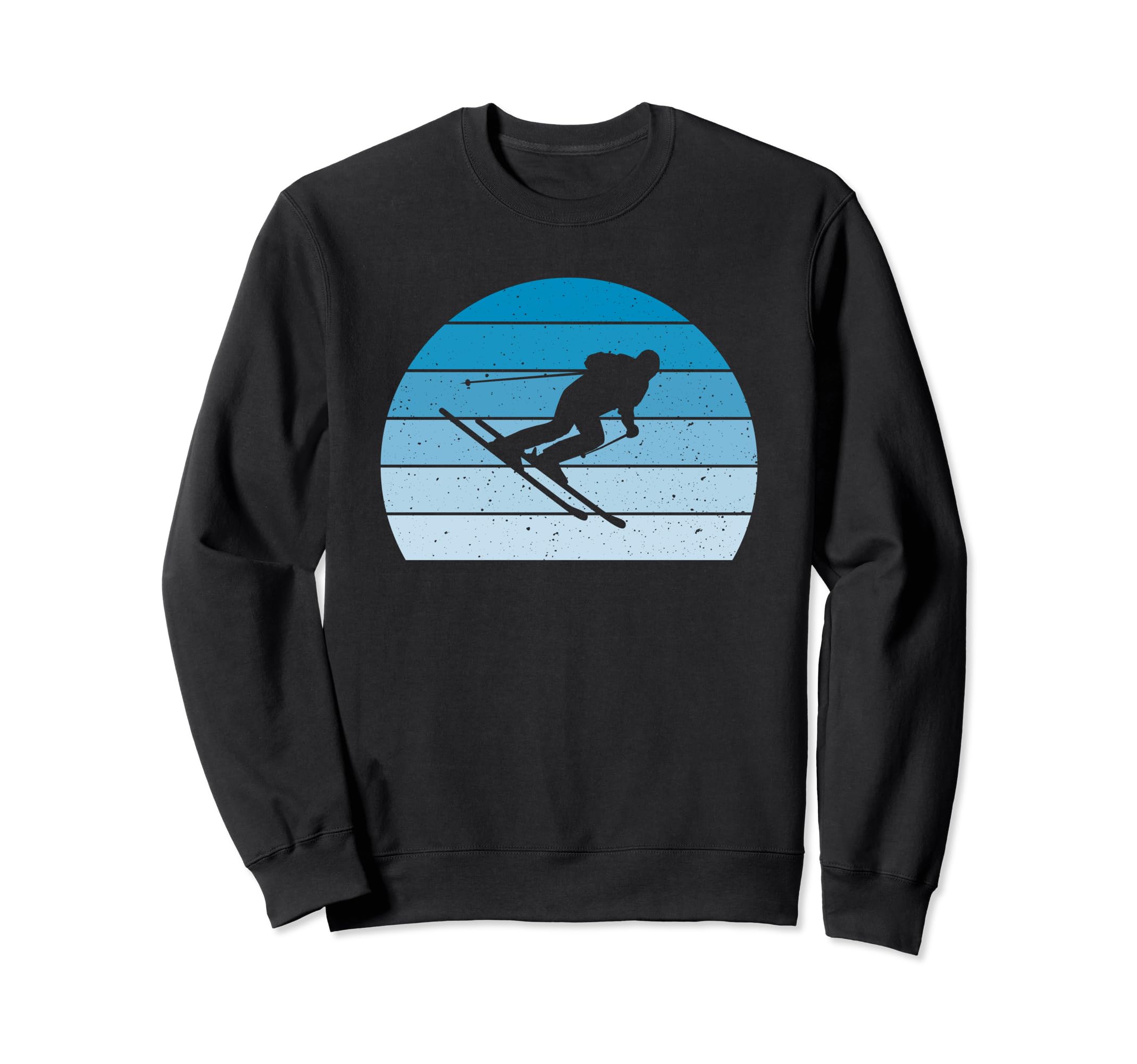 Ski Blue Skier Skiing Dad Ski Sweatshirt - Novelty Apparel for Adults - T-Shirt, Sweatshirt, Hoodie