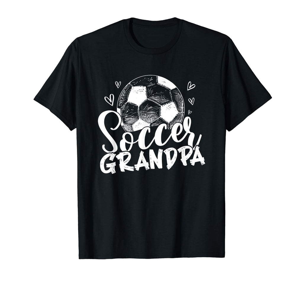Family Soccer Grandpa Team Player T-Shirt - Minimalist Print for Adults - T-Shirt, Sweatshirt, Hoodie
