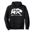 Papa Bear Grandpa Fathers Day Dad Pops Hoodie - Trendy Graphic Men Women - T-Shirt, Sweatshirt, Hoodie